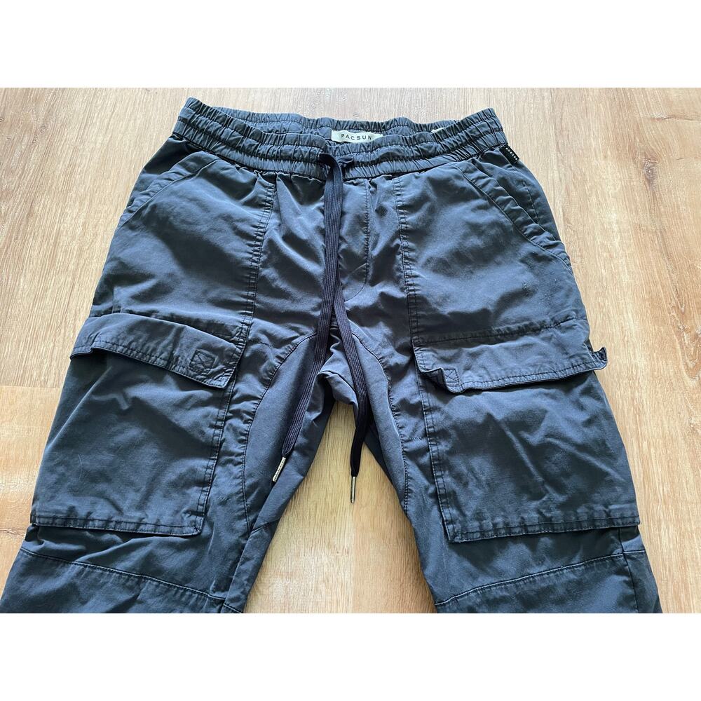 PacSun Black Jogger Sweatpants with Elastic Waist - Picture 2 of 9